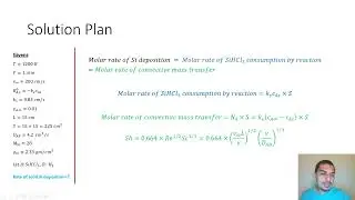 Mass transfer in English | 55 | Solving a problem using laminar BL correlation