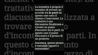 la trattabilit&agrave;- ITALIANO COMMERCIALE