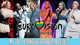 Eurovision 2025 - My Top 44 Lithuanias 