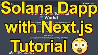 Next.js Solana Tutorial - TypeScript, TailwindCSS, Daisy UI in 4 mins