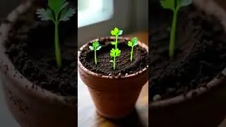 &ldquo;Coriander Seeds to Full Plant 🌿 | 18 Sec Timelapse Growth | NatureBloom AI&rdquo;