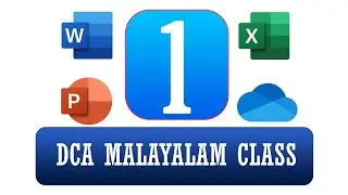 DCA Malayalam  class 1 Basic Course