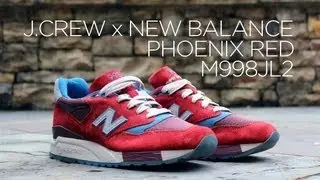Review: J.Crew x New Balance 998 - Phoenix Red