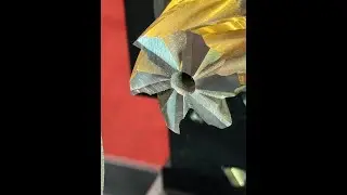 How to sharpen 6 Flute End Mill Ends