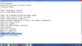 How to create gmail account 2015