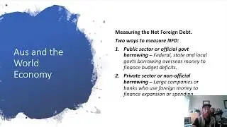 Unit 3 AOS3 Economics - Lesson 3 Net Foreign Debt Terms of Trade