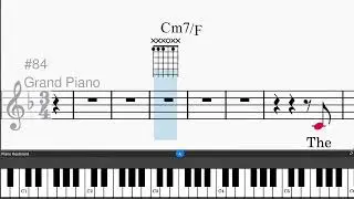 Tenterfield Saddler by Peter Allen - Easy piano tutorials with leadsheet and chords