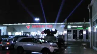 BATLIGHTS.COM 4 beams colour changing searchlight skytracker grand opening Rental Toronto