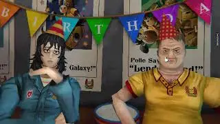 Breaking the News at Curly Birthday Party | Mouthwashing Part 3 (Logan Mansion Games)