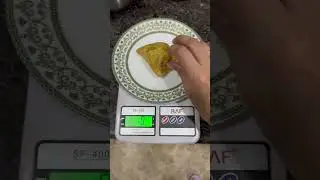 How many calories in 1 Samosa?! With visual guide.