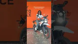 Meet Śh&aacute;kti, my first motorcycle! &hearts;️ 2025 KTM 390 adventure! #ktm390adventure #bikedelivery
