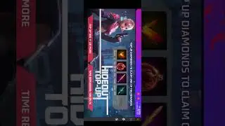 New Hideout Top-up Event #freefire #poovigaming #newtopupevent