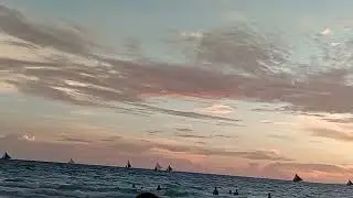 Sunset at Boracay Beach