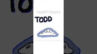 новый персонаж только что появился #flipnote #animation #3ds