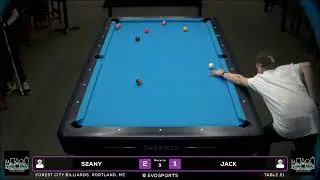 SEANY vs JACK - FOREST CITY BILLIARDS - TABLE 21 | EvoSports