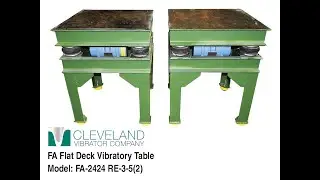 Flat Deck Vibratory Table to Compact Silicon Carbide - Cleveland Vibrator Co.