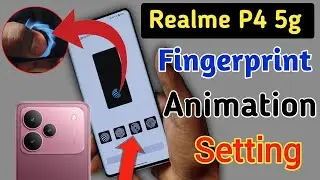 Realme P4 5g Fingerprint animation how to set it / fingerprint animation setting in Realme P4 5g