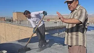 Insulating the building before snow and rain