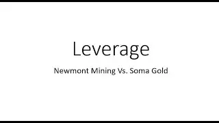 Stock Screener: Ep. 310: Soma Gold Vs. Newmont Mining: Leverage
