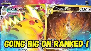 Pikachu VMAX Crushing Top Tier Decks On Ranked! Pokemon TCG Live