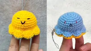 How to Crochet a Mini Reversible Octopus Toy Keychain Pendant