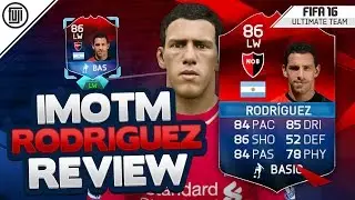 CLASSIC HERO iMOTM MAXI RODRIGUEZ PLAYER REVIEW! (86) - FIFA 16 Ultimate Team