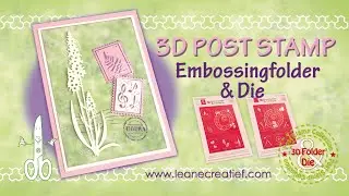 3D post stamps embossingfolder & die