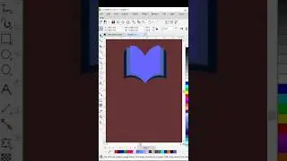 Open book illustration in Corel Draw