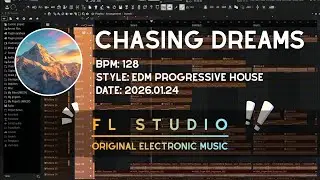 【FL】My First EDM Progressive House with FL Studio - ''Chasing Dreams'' !