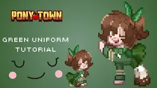 uniform ideas on ponytown | green theme | #ponytown #tutorial