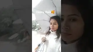 Heavy Rain in Himachal 🥰💓 #shorts #viral #rainsounds
