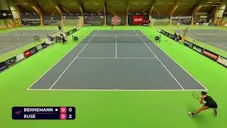 Eva Bennemann [Q] (GER) vs Elena Gabriela Ruse [2] (ROU) // 7-6 7-6 // W75 Petange // 2nd Round
