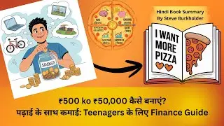 Money Skills jo School mein nahi sikhaye! | I Want More Pizza Book Summary by Steve Burkholder
