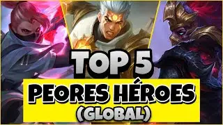 TOP 5 LOS PEORES H&Eacute;ROES A NIVEL GLOBAL | No Los Uses