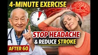 Japan's Oldest Doctor: Do This 4 Minute Exercise To STOP Headache & REDUCE Stroke After 60|Junior He