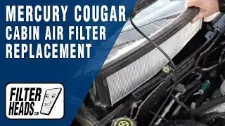 How to Replace Cabin Air Filter 2002 Mercury Cougar | AQ1002