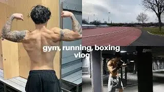 fitness vlog | gym, running, boxing, cooking and more