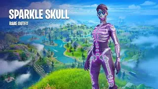 Sparkle Skull | Rare Outfit Skin | Fortnite