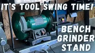 How to mount a bench grinder to THE TOOL SWING stand