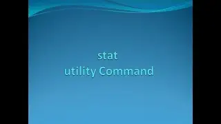 stat Linux Command  - Linux Tutorial in Urdu