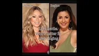 Who's Better in Live singing ? Mariah Carey vs. Regine Velasquez