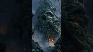 Epic Giant White Bird with Lava Light | Cinematic Fantasy 8K