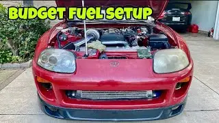 Installing An FPR & In Line Fuel Filter On My Wife's MKIV Supra