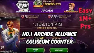 Easy 1M+ pts Alliance Coliseum Arcade no.1 Counter - Hard Difficulty | #Hero #Burst #fantastic 