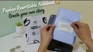 Unboxing the Most Aesthetic Reusable Notebook!📒 | Papboo A5 Re-Writeable Diary|Write.Erase.Repeat. 🔁