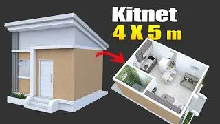 Kitnet de baixo custo com 20m²