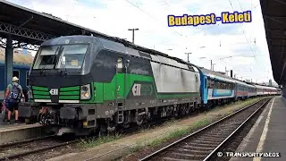 2025.08.02.- Hern&aacute;d-Zempl&eacute;n IC z wynajętą lokomotywą ELL Vectron (193 943) na stacji Budapeszt-Ke...
