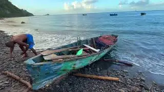 TRAVEL WITH DOC D : Getting ready for Balaw Fish in Pointe Michel , Dominica