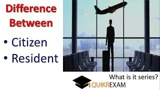 What is Difference Between Citizen and Resident ? Hindi || Quikr Exam