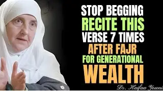 STOP BEGGING! Recite This 7 Times After Fajr for Endless Wealth| Dr.Haifa Younis| Islamic Motivation